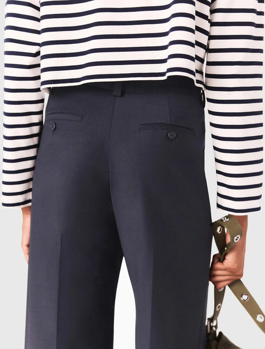 Suit trousers with chain detail