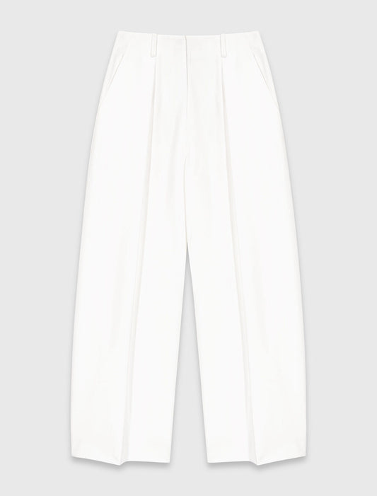 Balloon Suit Trousers White