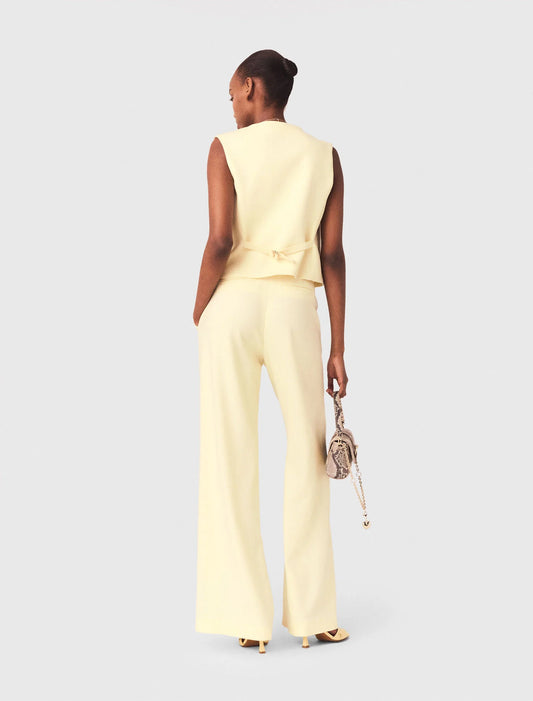 Suit Trousers Pale Yellow