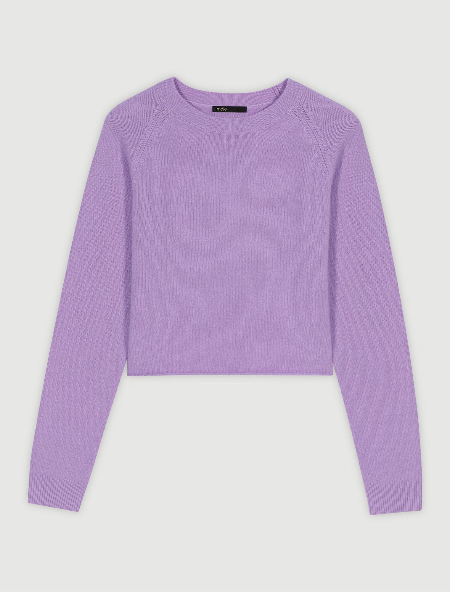 Parma Violet-Short cashmere jumper