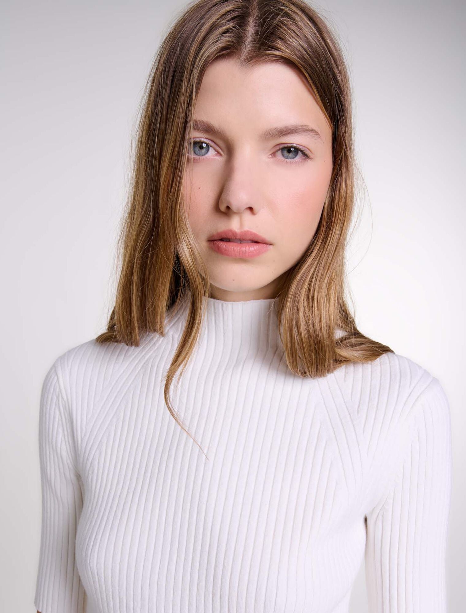 Buy Rib Knit Top Online at Maje KSA - Main Image