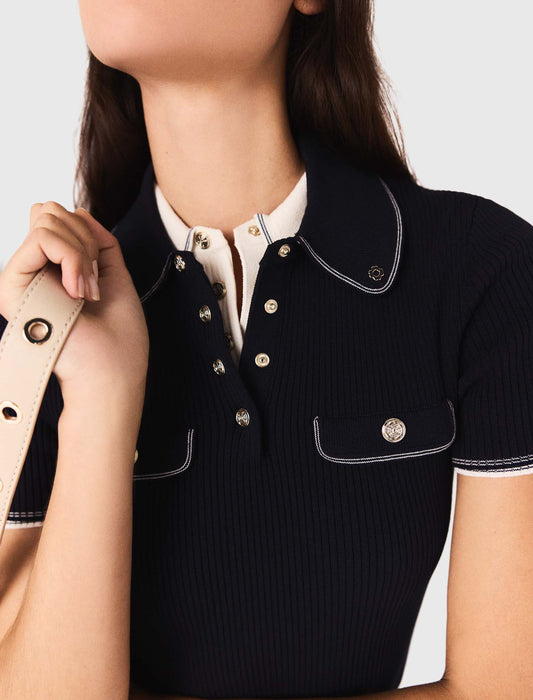 Short-sleeve polo shirt
