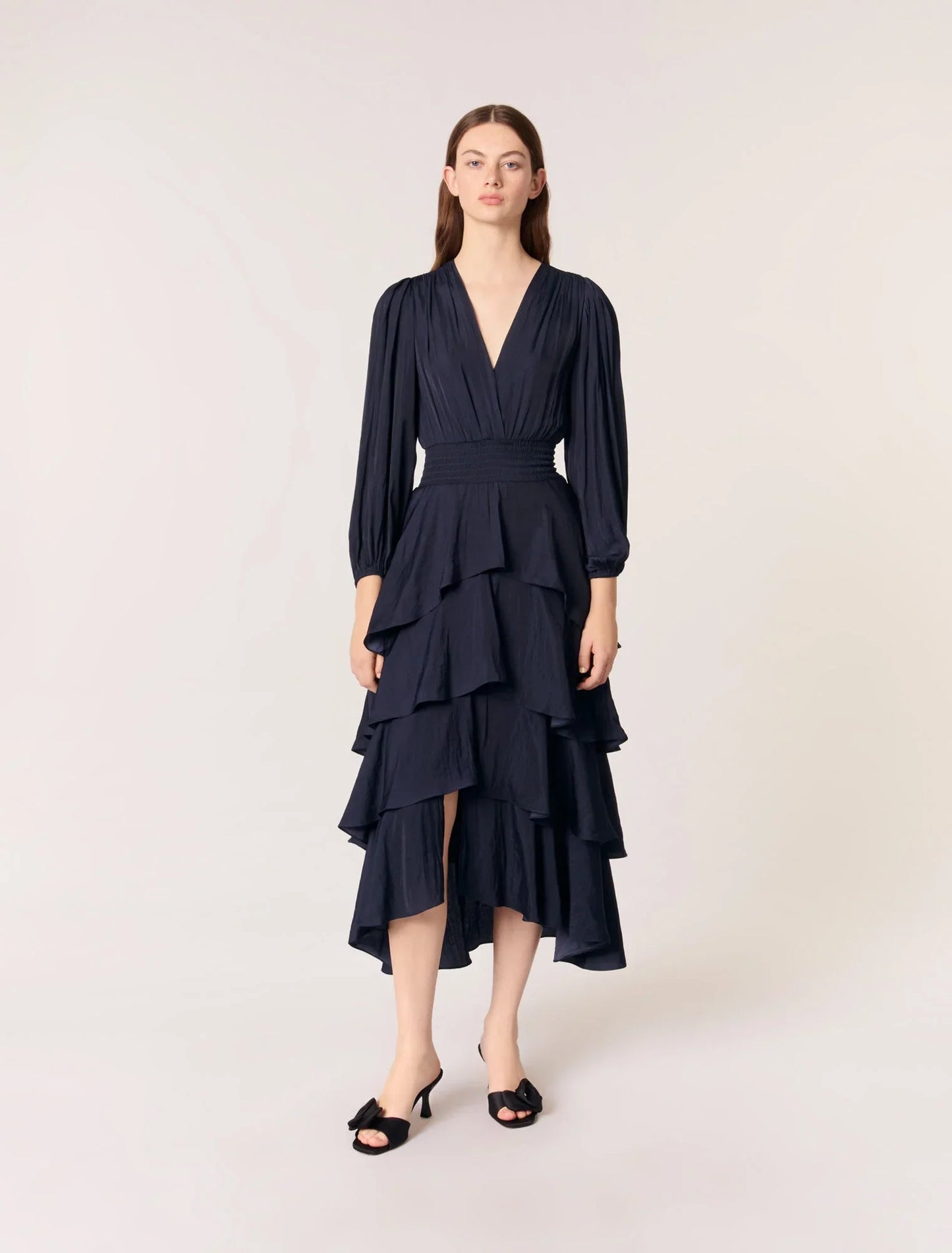 Navy-featured-Ruffled Maxi Dress