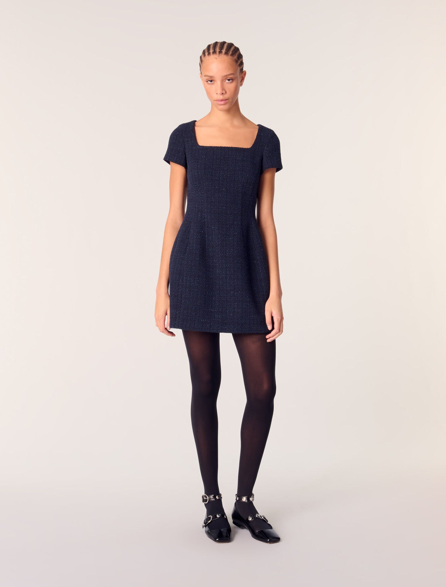 Navy-featured-Short Tweed Dress