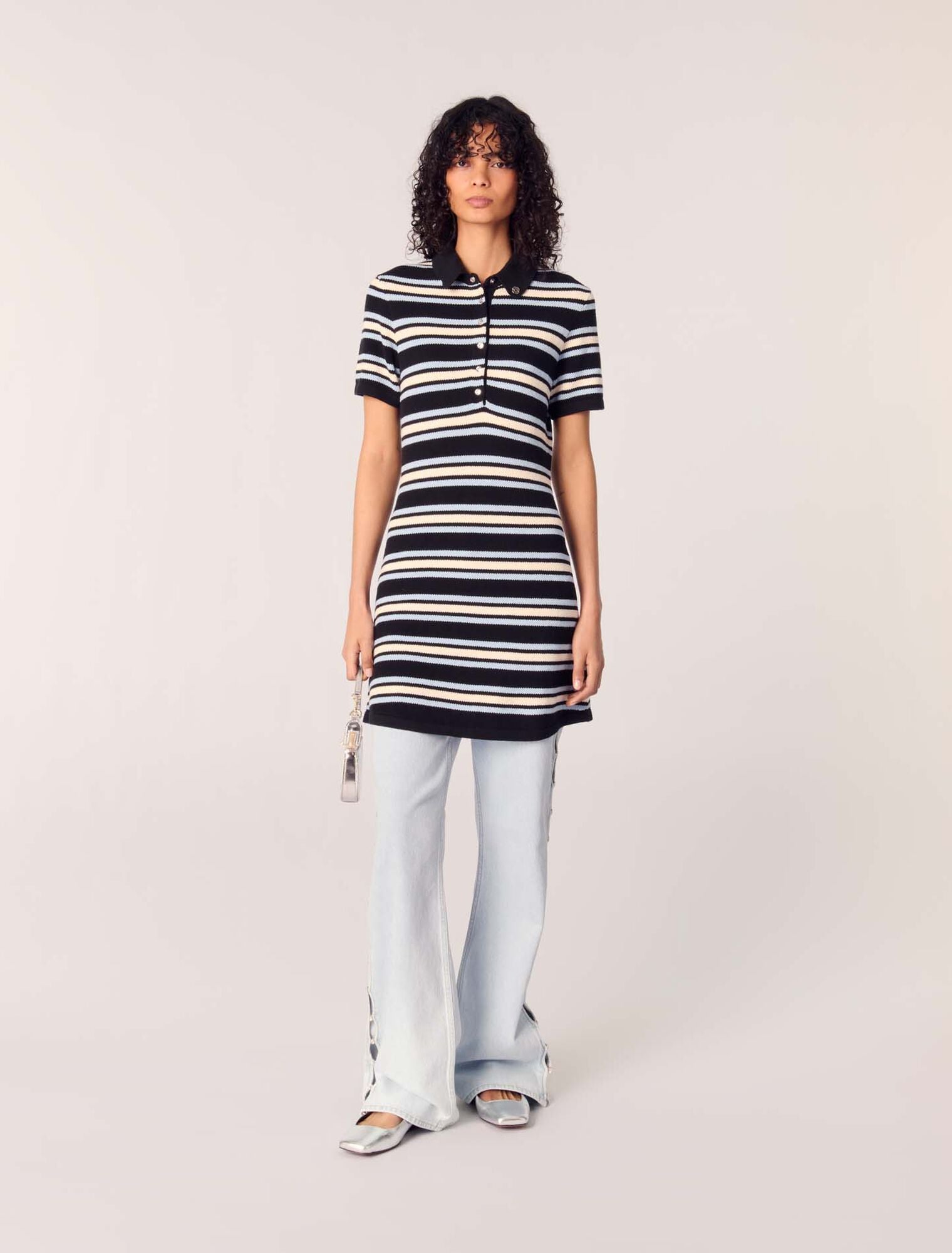 Navy Stripes-featured-Knit Mini Dress