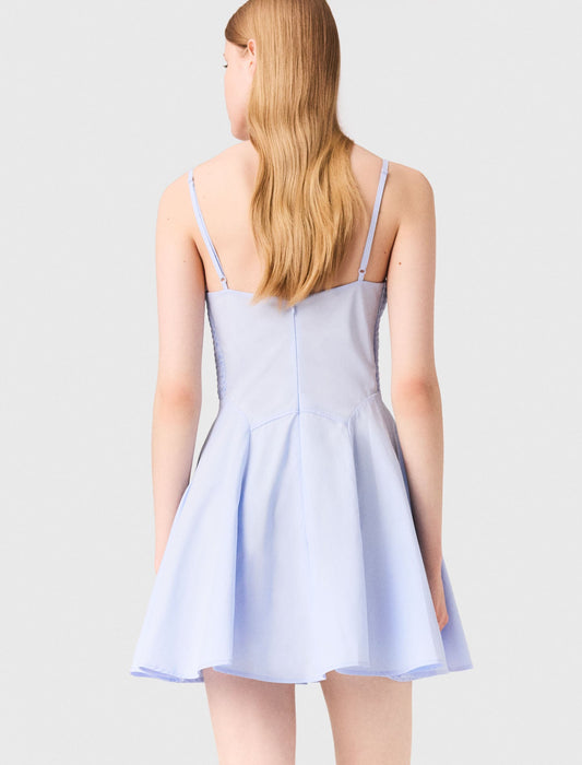 Short cotton babydoll dress
