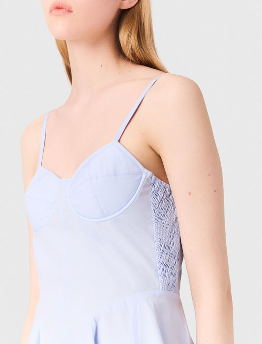 Short cotton babydoll dress