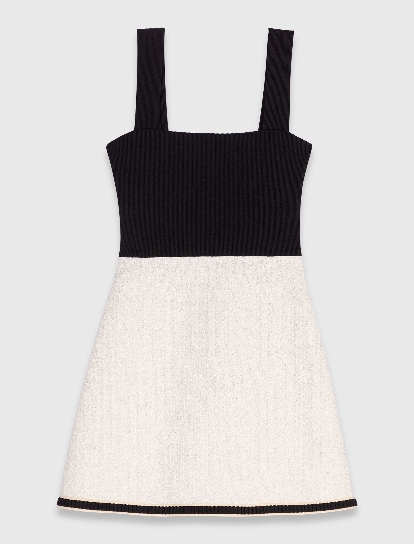 2-in-1 tweed dress