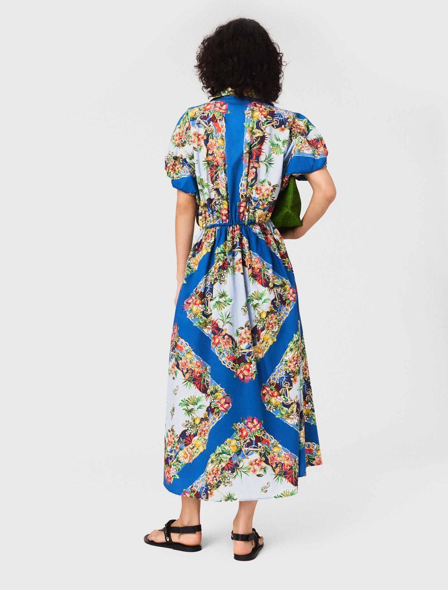 Multicolor Floral Print Patterned maxi dress