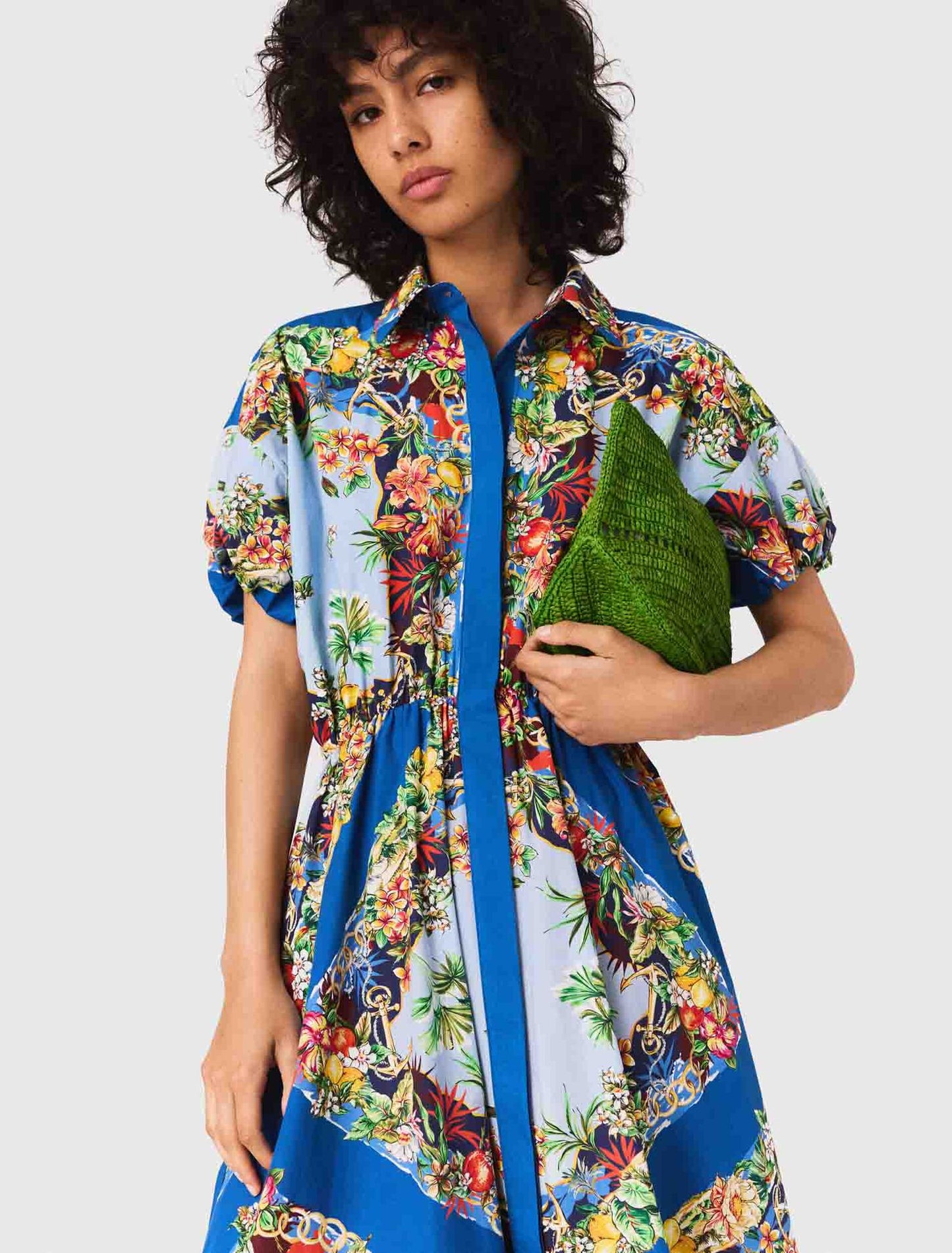 Multicolor Floral Print Patterned maxi dress