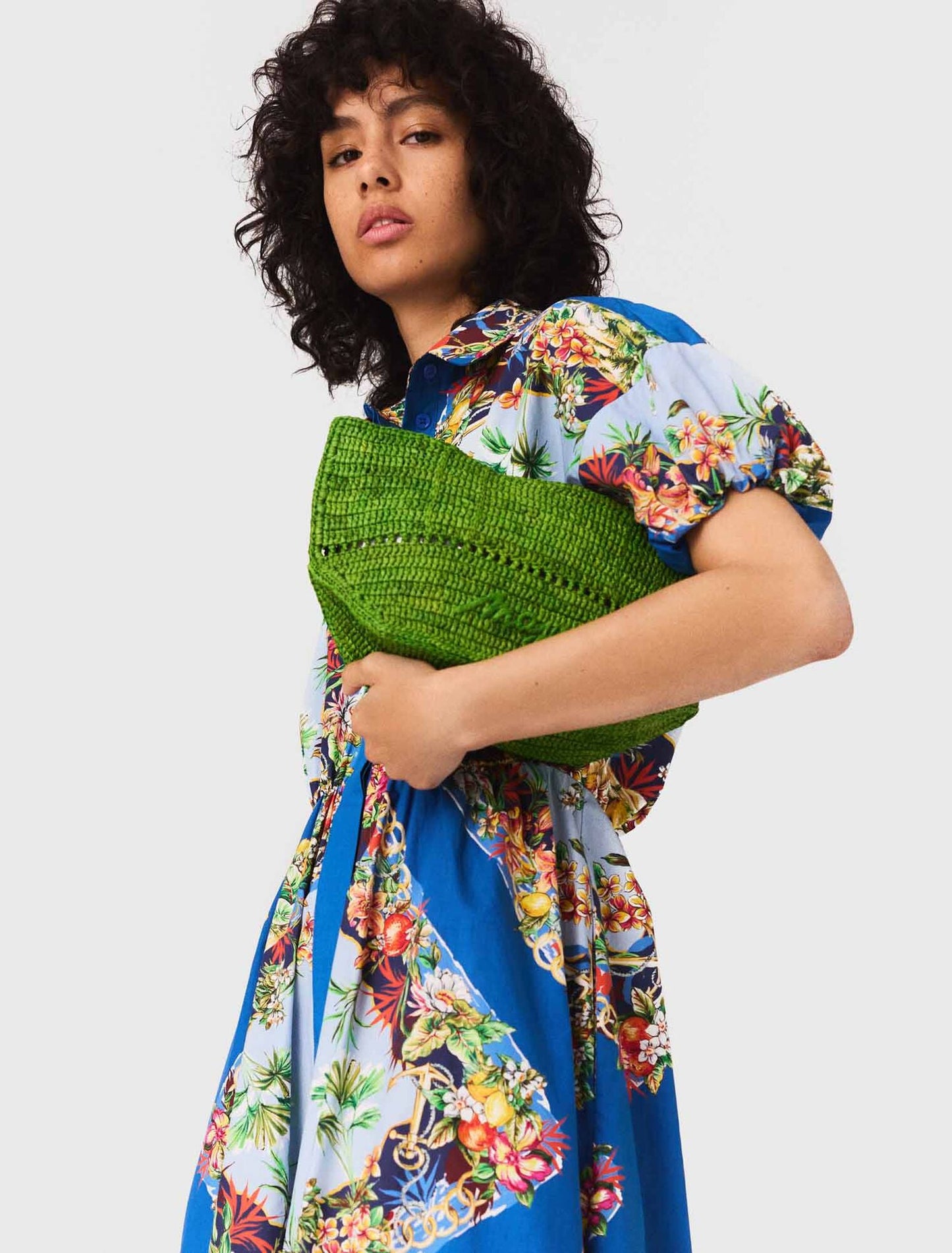 Multicolor Floral Print Patterned maxi dress