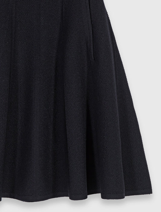 Short 2-in-1 effect dress Black