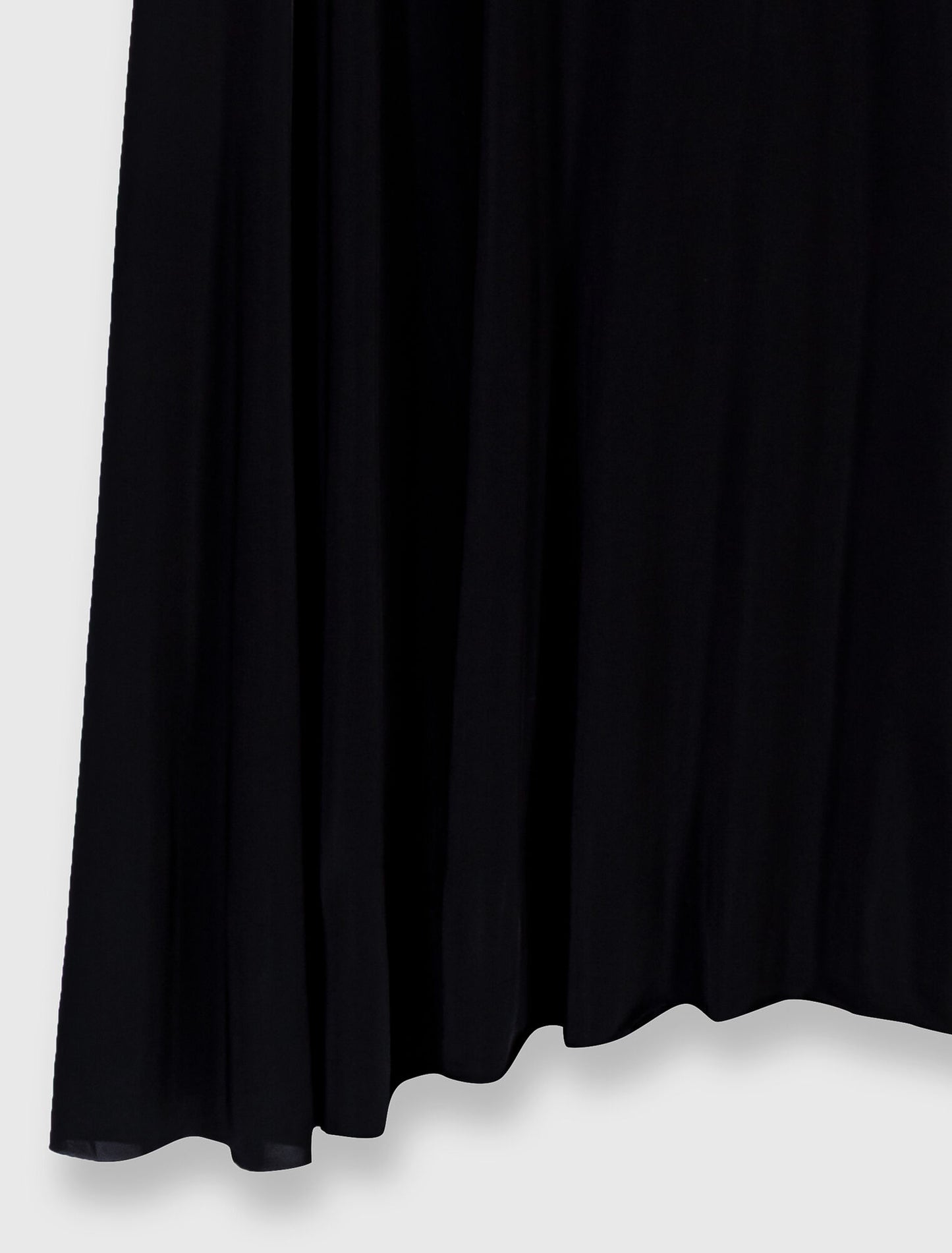 Cowl-back maxi dress Black