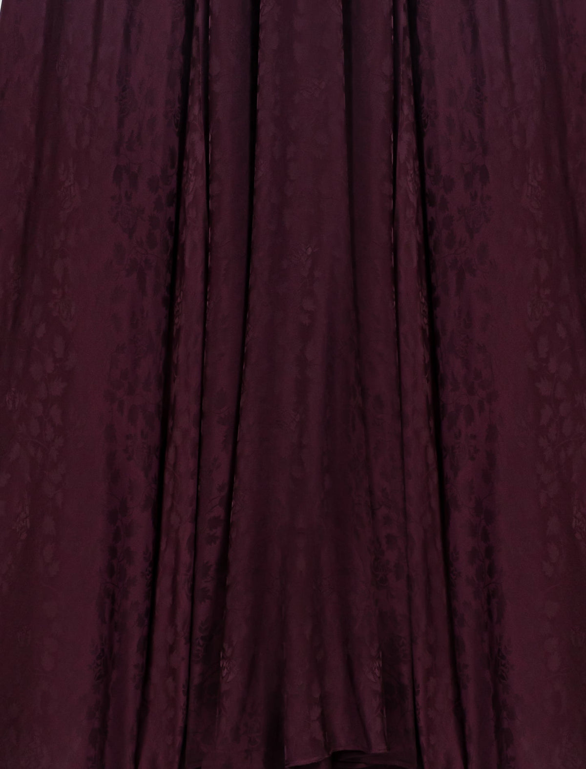 Jacquard print maxi dress Burgundy