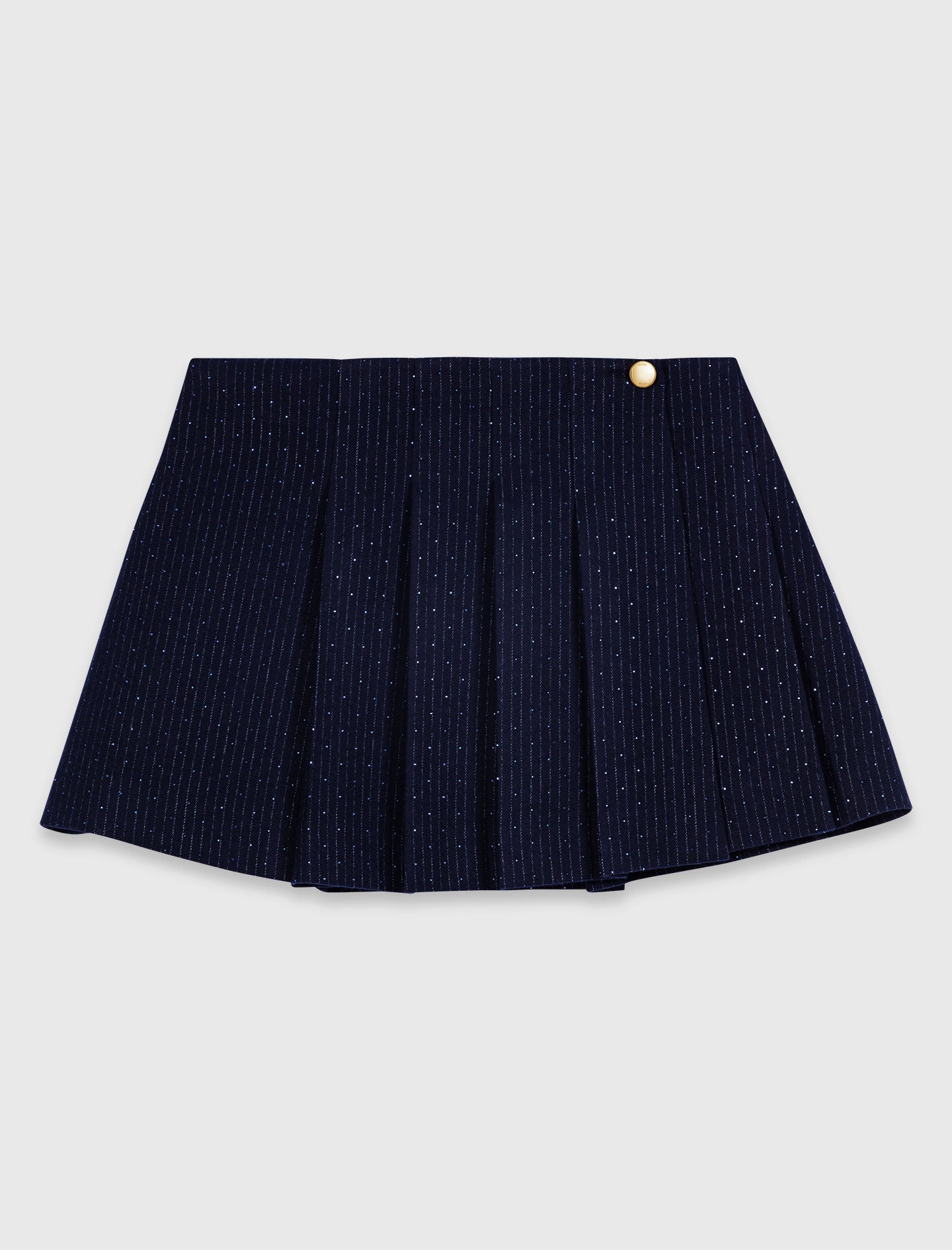 Shirt dress with removable skirt White/Navy