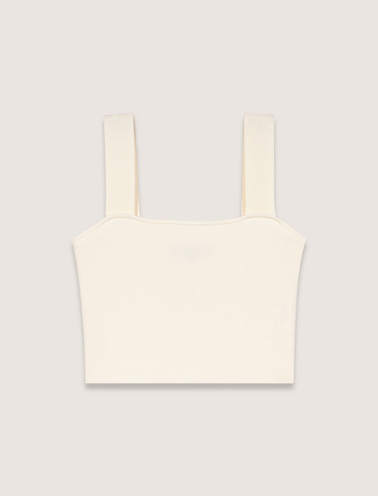 Knit crop top