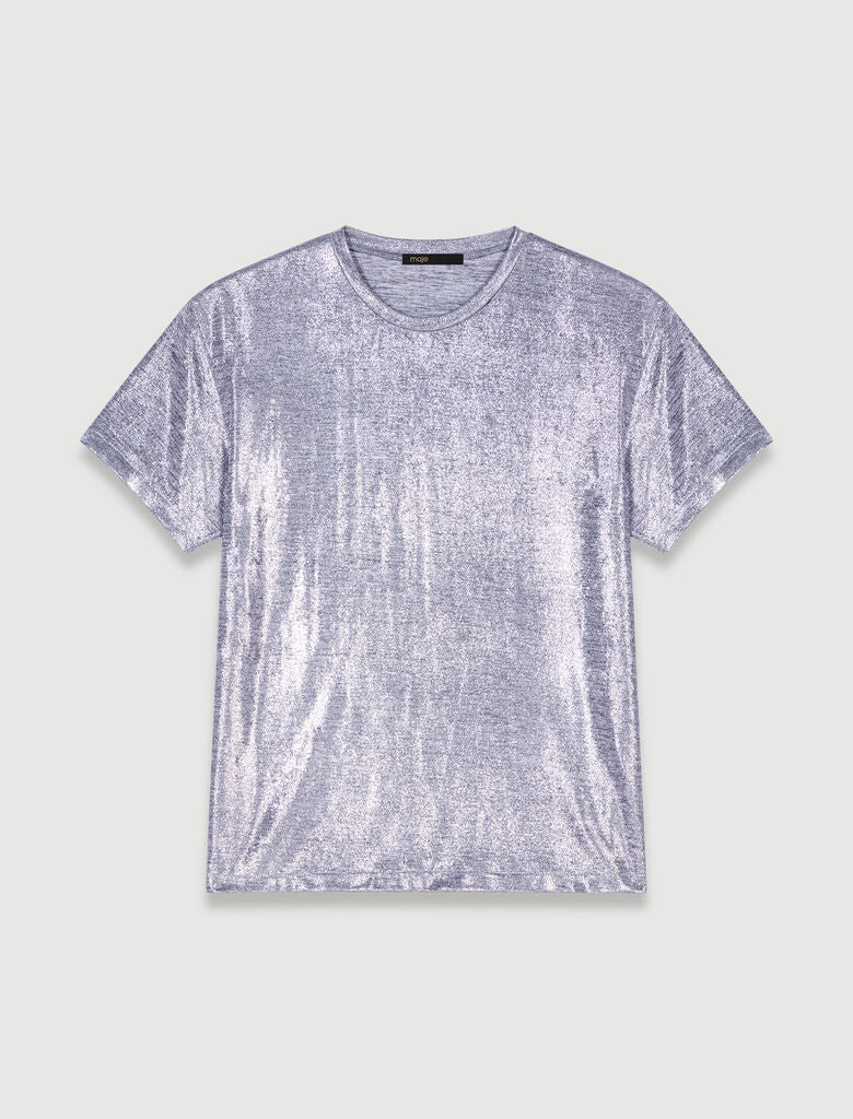 Silver-Lame T-shirt