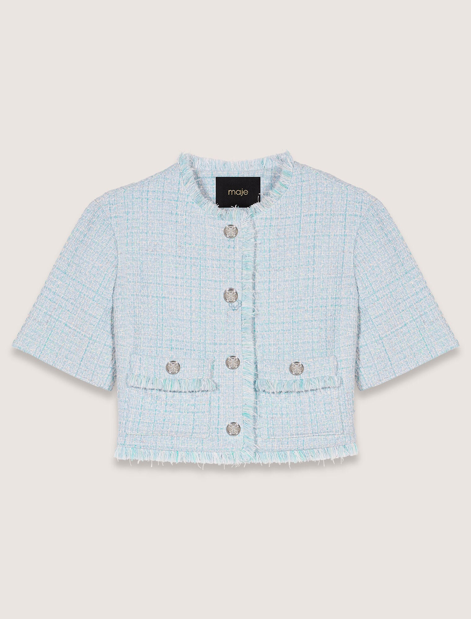 Blue Sky-Short tweed jacket