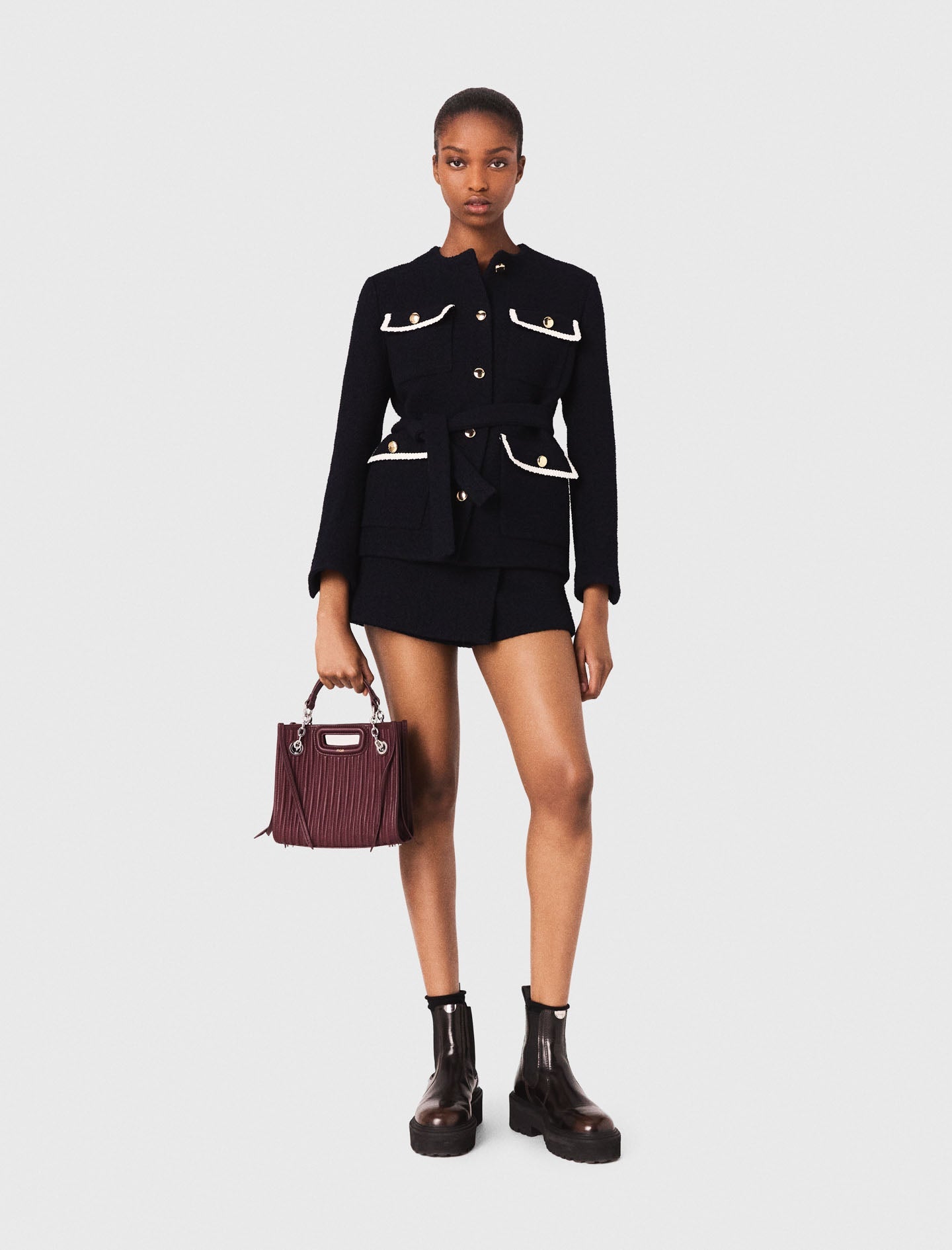 4-pocket tweed jacket