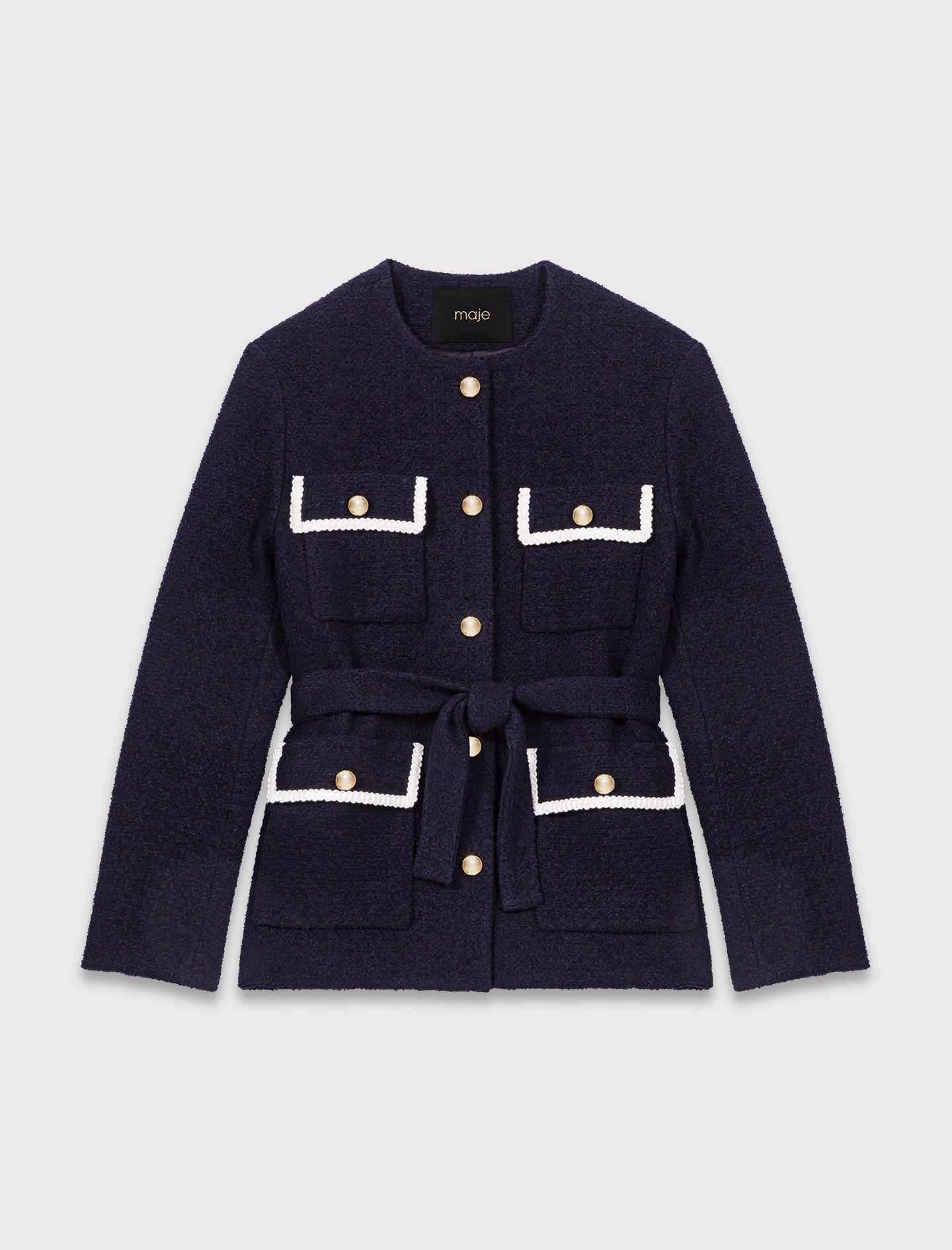 4-pocket tweed jacket