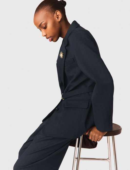 جاكيت بدلة بنمط مخطط