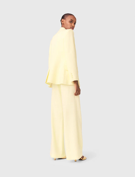 جاكيت بدلة باللون الأصفر