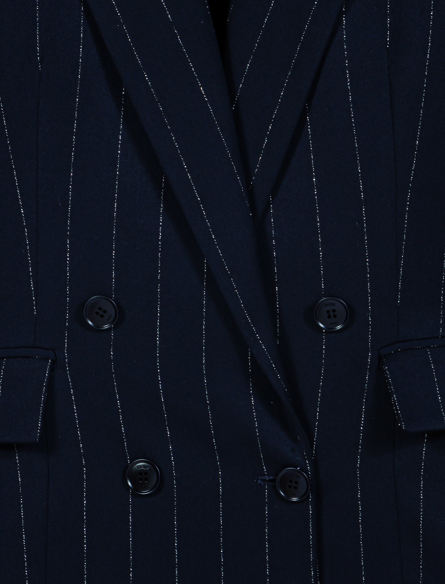 Double-breasted suit jacket Navy